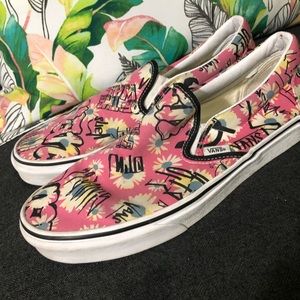 WOMENS CUTE DAISY VANS